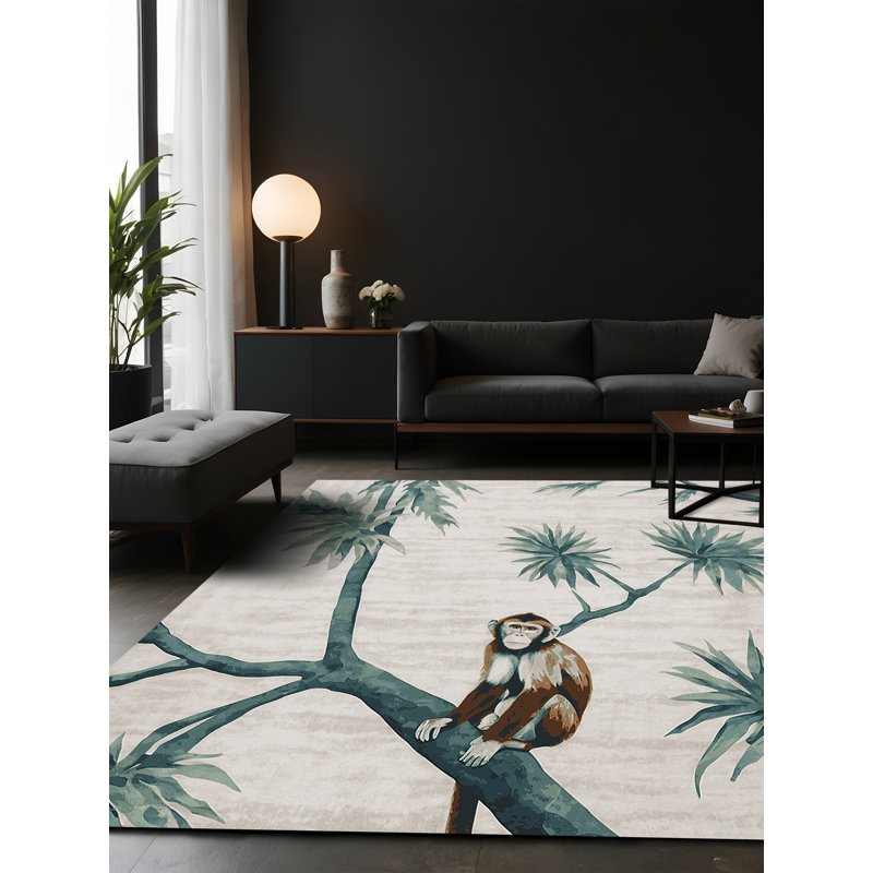 Tapis gris soyeux et moelleux, Tapis de couloir 2 pi x 4 pi