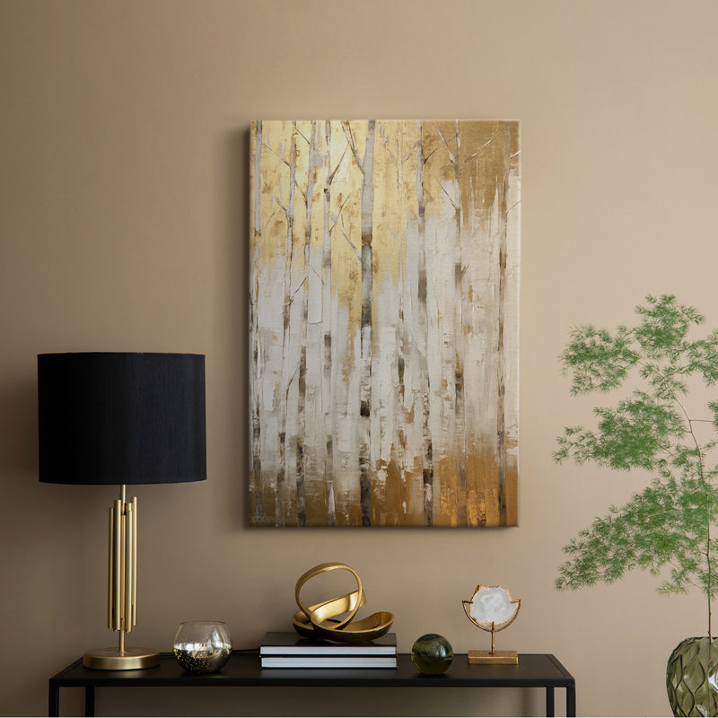 Série ABSTRACT CMLII - Toile tendue avec châssis de qualité supérieure - Prêt à être accroché, H 60 po x l 40 po