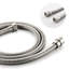 Pomme de douche à 6 jets avec douchette à main en laiton brossé nickel brossé et 5 autres modes de jet Dimensions du colis: 11 po x 5,7 po-117417273