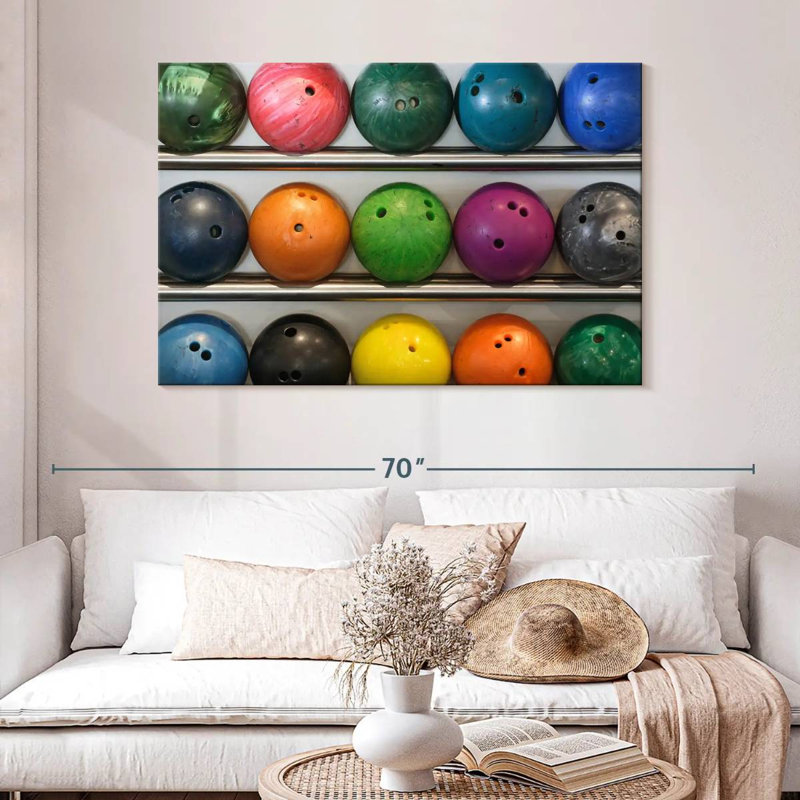 Sireci Bowling Balls, 32" H x 48" W