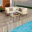 Boho 4 Pieces Patio Furniture Set