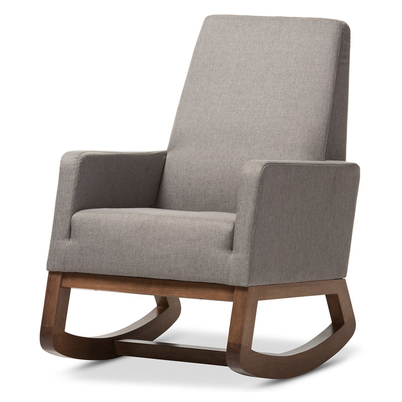 Chaise berçante Arrihanna, Gris