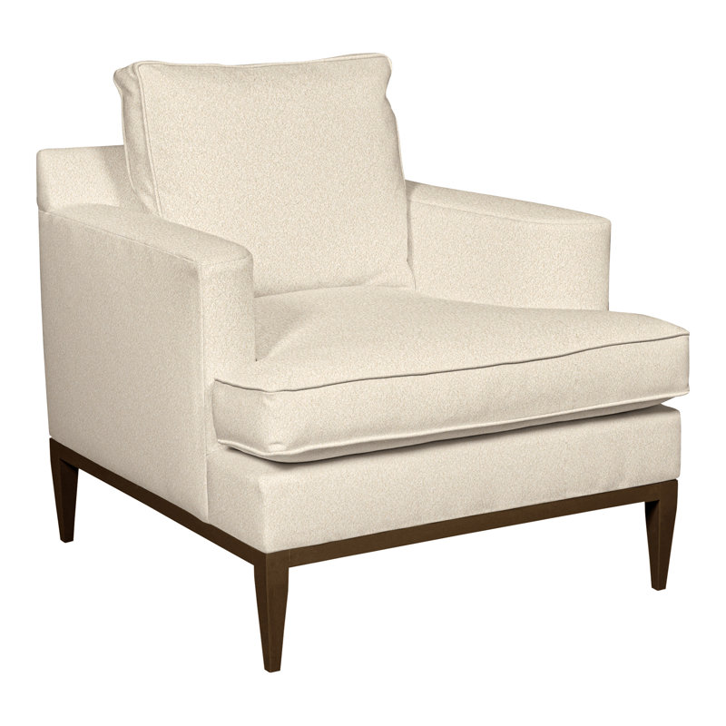 Chaise Camilla Compendium, Chenille Crypton® neige Nomad, La Havane