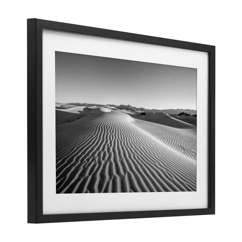 «Sand Waves In The Distance», reproduction encadrée sous verre, conception de Jon Evan, H 14 po x l 20 po