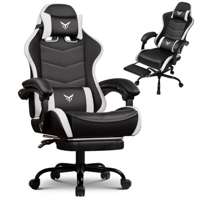 GTPLAYER Adjustable Height PC & Racing Game Chair