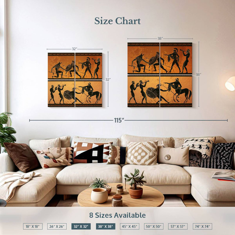 Leisha Classical Greek, 32" H x 32" W