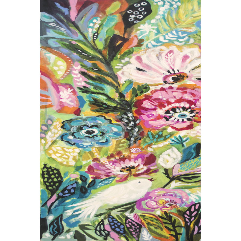 Soulful Birds I by Karen Fields - Wrapped Canvas Painting, 122cm H x 81cm W x 3.8cm D