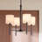 6 - Light Steel Dimmable Classic / Traditional Chandelier-1898204057