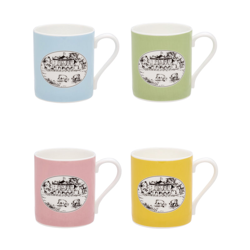 Tasse à café en porcelaine tendre faite à la main Highgrove