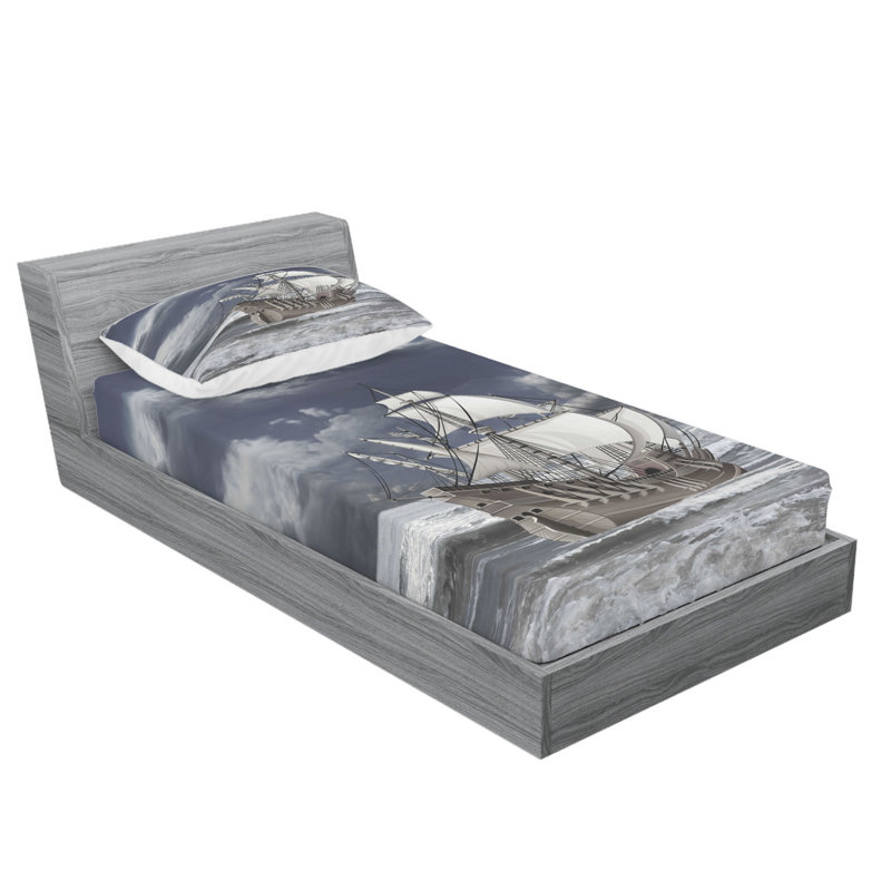 Microfiber Sheet Set, Twin XL Sheet Set with Fitted Sheet