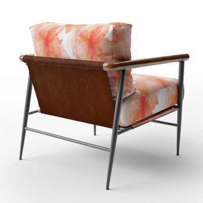 Chaise rembourrée Coastal Hibiscus