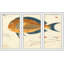 Triptych Fish Painting