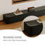 Meuble télé 114 po Modern Black-509592040