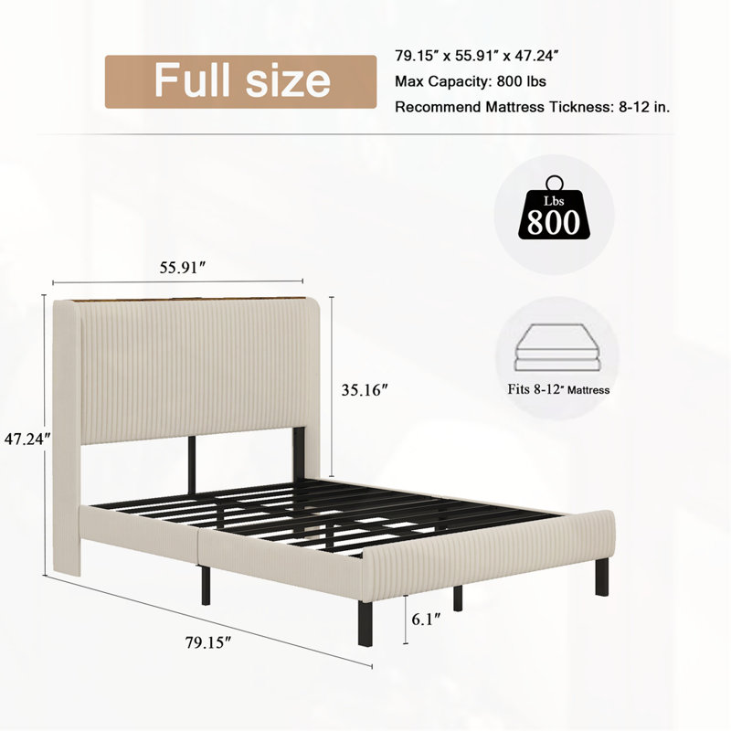 Lit plateforme double, Double