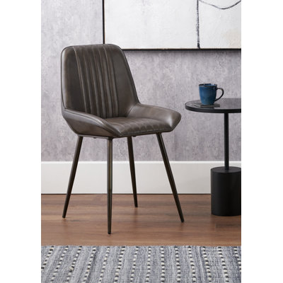Mariners Genuine Leather Upholstered Dining Chair