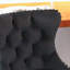 Tabourets de bar pivotants en velours à hauteur de siège réglable, tabourets de bar rembourrés modernes à base chromée avec dossier capitonné confortable, ensemble de 2-1122618929-1122618895