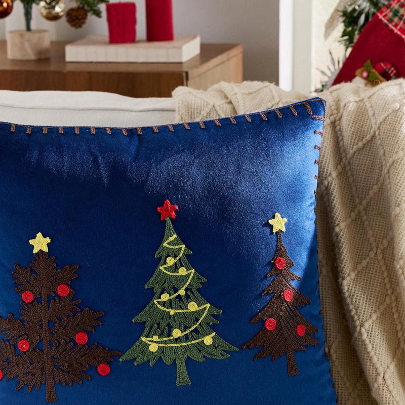 Ensemble de 2 housses de coussin Christmas Tree 18 x 18