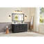 60" Finish Solid Wood Sink Vanity With 1' Artificial Stone Top-536285169-536284943
