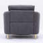 Fauteuil d'appoint à dossier lâche