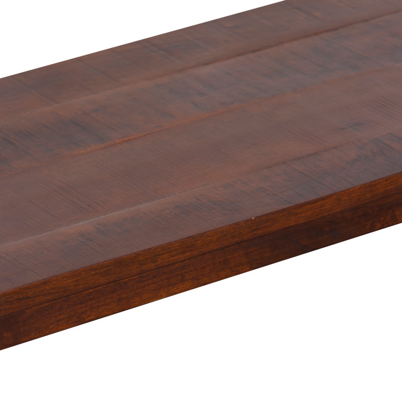 Aurora - Banc en bois massif - Siège de ferme rustique, mobilier de salon et de couloir moderne, L 62 po