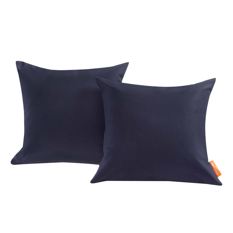 Modway Convene Outdoor Patio Pillow Set, Navy