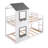 Ahman Kids Twin Over Twin Bunk Bed-1491652206