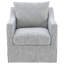 Fauteuil pivotant gris Merced