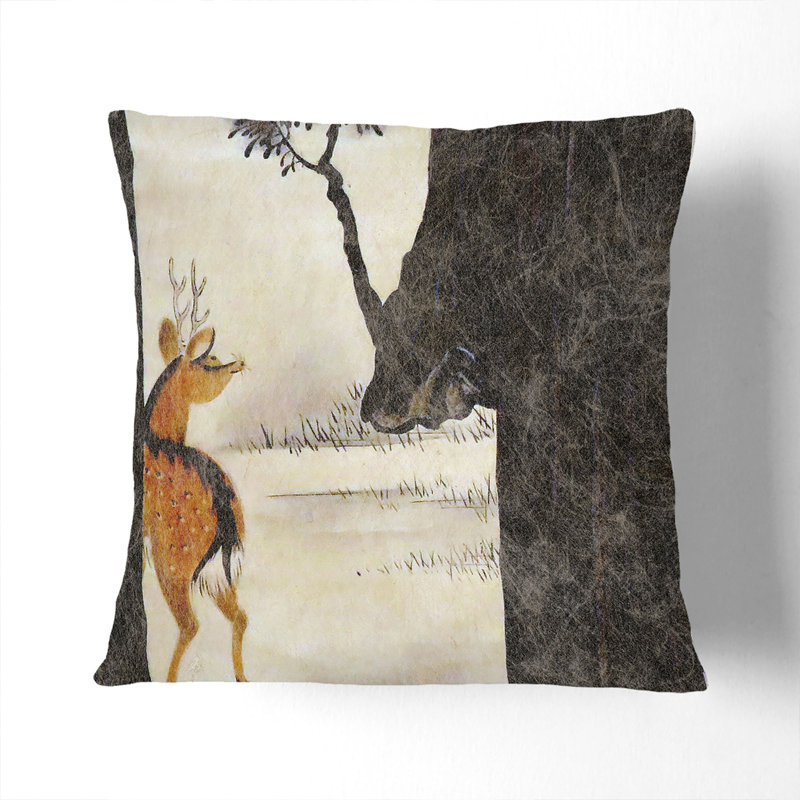 Square Cushion, 55cm H x 55cm W x 20cm D, Black