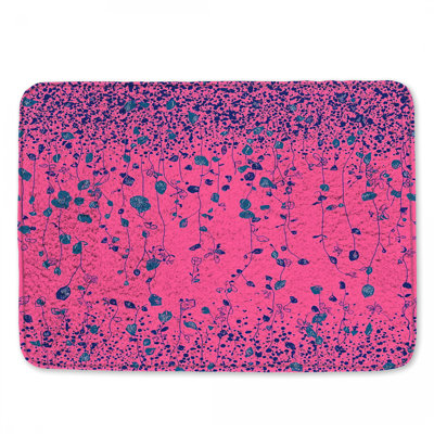 Floral Bath Mat Pattern Bathroom Decor Bohemian Boho