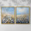 Impression encadrée FLORAL Series V-Premium - prête à être accrochée - aucun clou requis - aucun clou requis-456039480