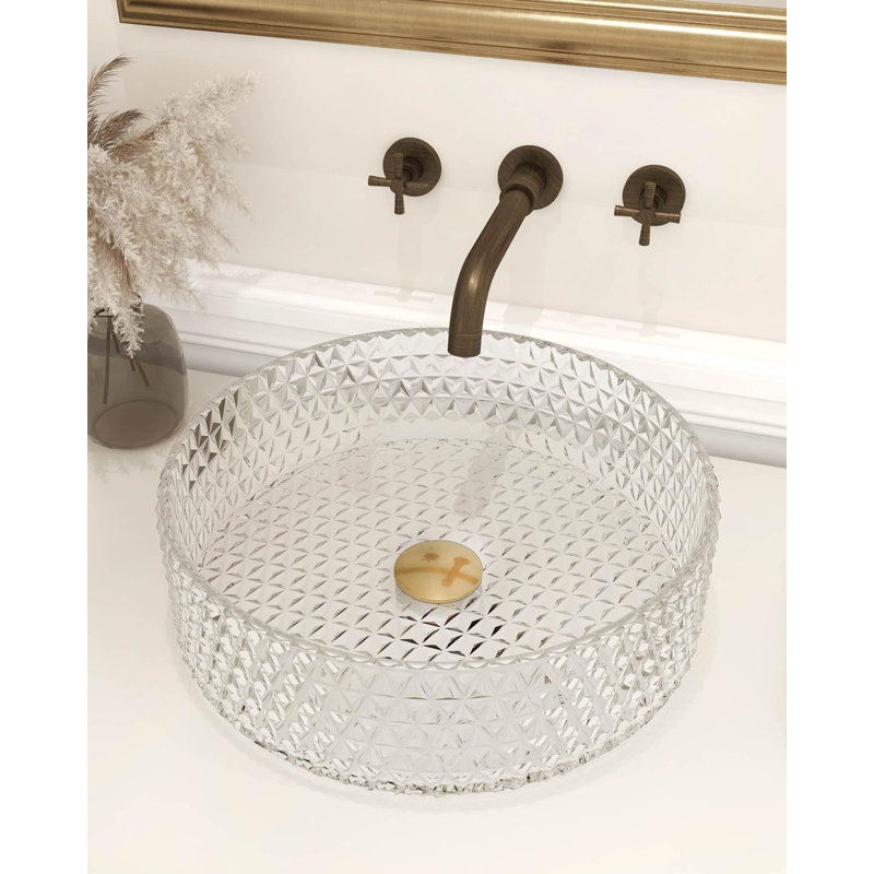 Lavabo pour salle de bain Homary, Transparent