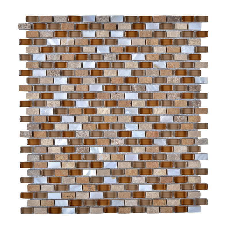 Engineered Stone Brick Joint Mosaic Tile