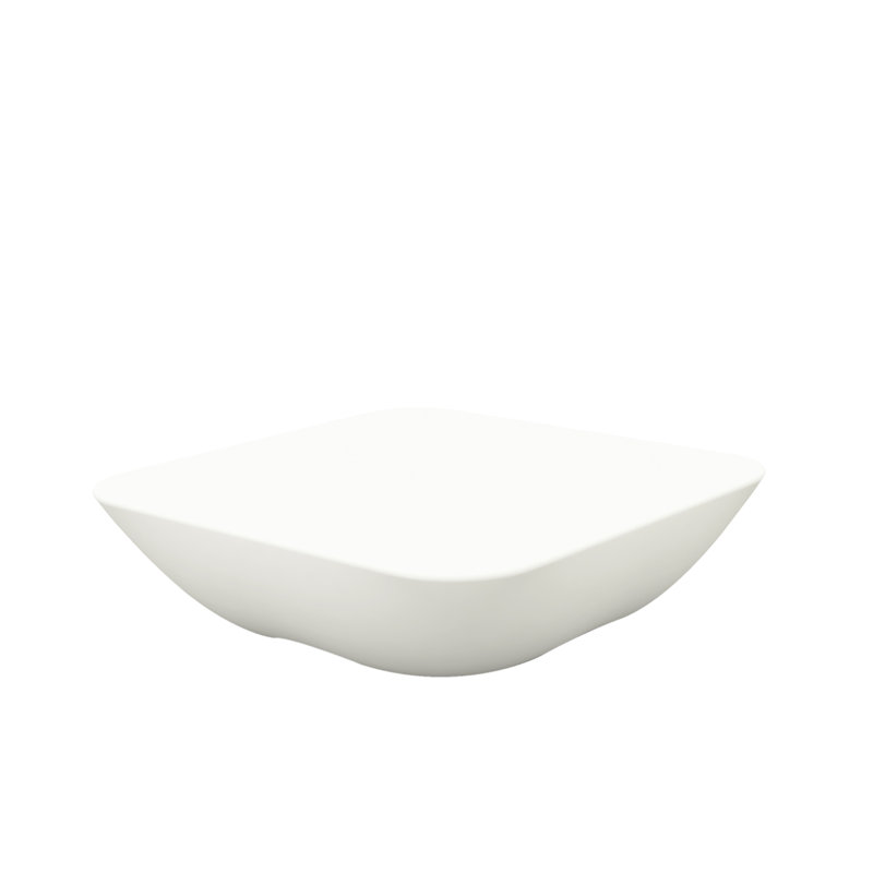 Pillow Plastic Coffee Table, Ice