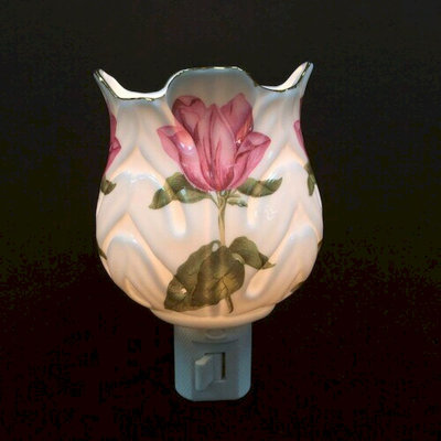 Veilleuse rose rose