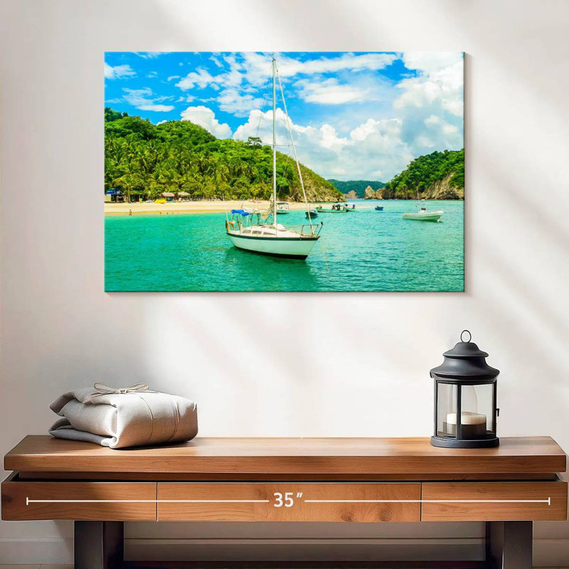 Mehar Tropical Sailboat, 16" H x 24" W