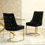 Ajan 55cm H Tufted Velvet Upholstered Upholstered Back Side Chair-5681640-5681655
