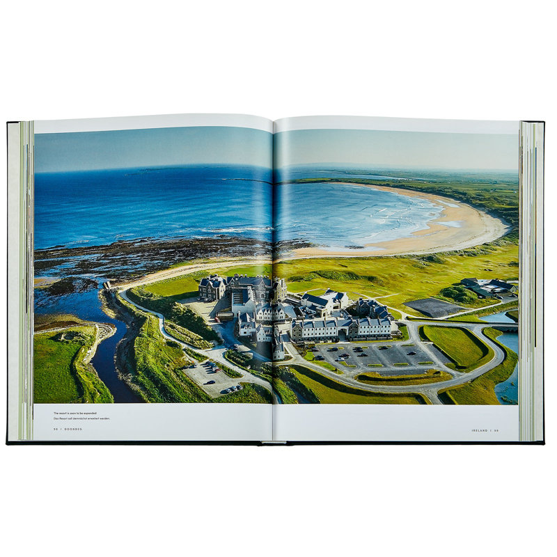 Graphic Image Golf The Ultimate Book Coffee Table Book, Leather, Green