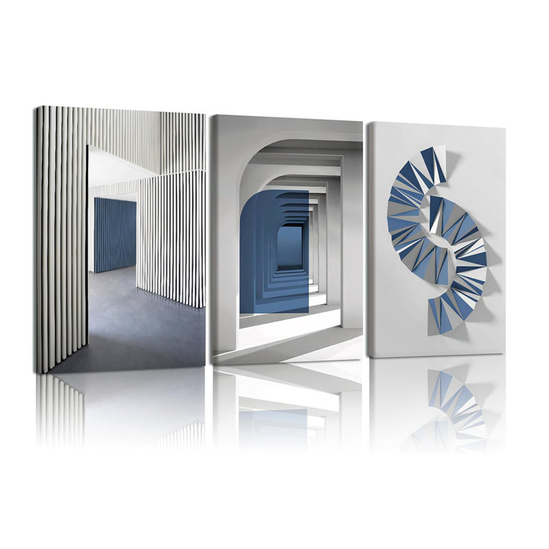 3 Piece Wrapped Canvas Print