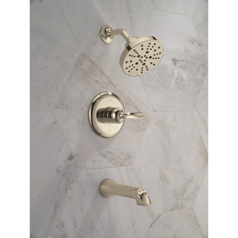 14 Series Tub Shower Trim, Lumicoat Polished Nickel