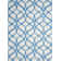 Quinton Geometric Outdoor Blue/Ivory Area Rug
