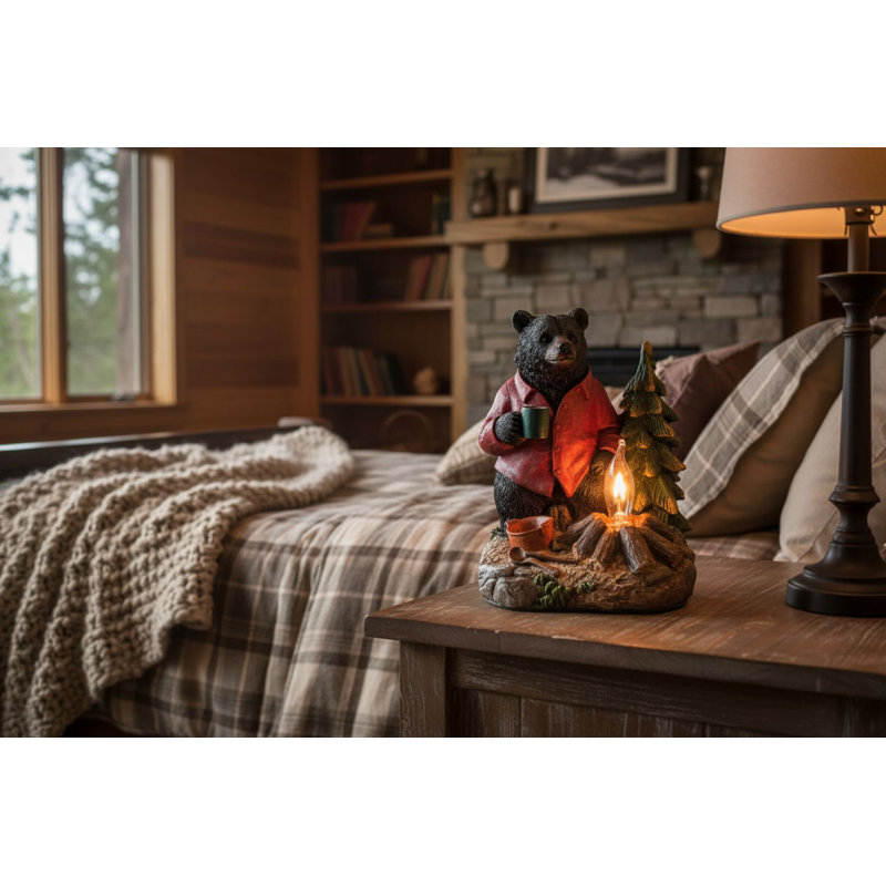 BEAR CAMPFIRE STORY NIGHT LIGHT