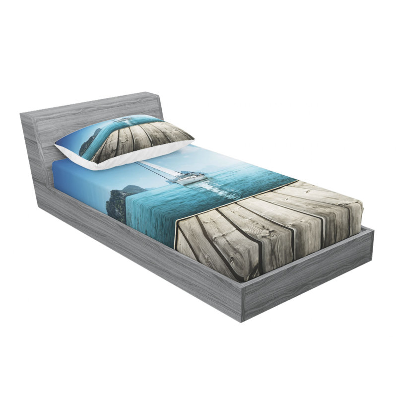 Microfiber Sheet Set, Twin XL Sheet Set with Fitted Sheet