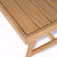 Table basse de patio en bois d'acacia