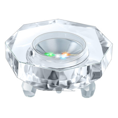 Crystal LED Light Base Changing Pedestal Show Stand Lighted Display Plate AC Power For 3D Art Octagon Light Base -  SHIRLEY'S OFFICE FURNITURE, LLC, EQB0D1Y5BP72