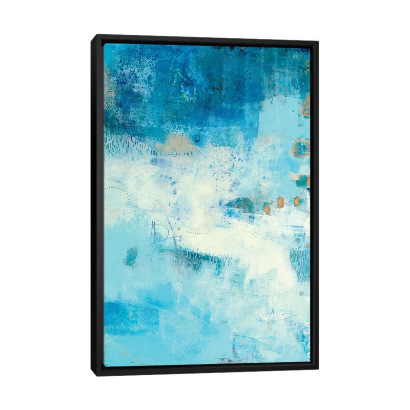 « kenning ii », reproduction de peinture à l’huile sur toile tendue, H 26 po x l 18 po x P 1,5 po, Toile avec cadre noir