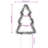 The Holiday Aisle® Christmas Light Decorations With Spikes 3 Pcs Tree 50 Leds 11.8"