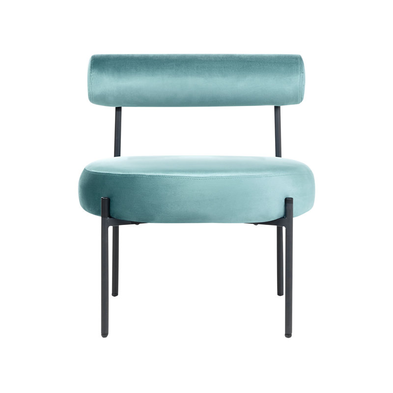 Mecosta 60cm Wide Tufted Polyester Side Chair, Green