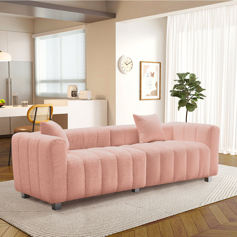 Causeuse 3 places 83,46 po, Rose