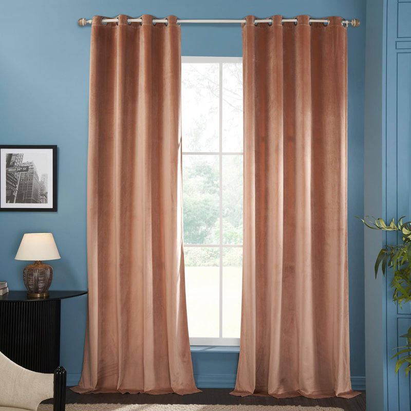Blackout Curtains for Bedroom  Long for Room Darkening & Living Room Decor (  2 Panels), Super lemon, 52" W x 90" L