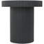 Table d'appoint latérale en bois noir
